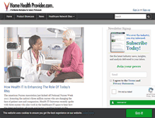 Tablet Screenshot of homehealthprovider.com